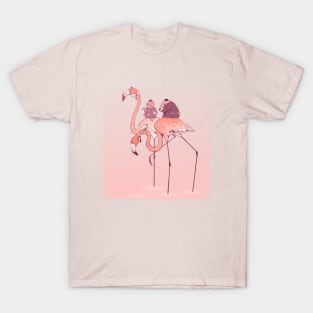 Flamingo Piggies T-Shirt